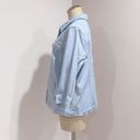 Denim & Co . Women's Blue Snakeskin Print Stretch Denim Jean Jacket Size L Photo 2