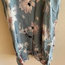 Loft Blue Floral Print Dress Photo 6