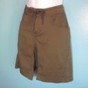 Black Diamond  Womens 4 Olive Green Shorts Photo 12