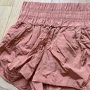 Free People  Movement Way Home High Rise Brushed Apricot Peach Size Small Shorts Photo 2