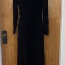 Ronni Nicole Vintage Black  Long Sleeve Maxi Dress Size 8 Photo 0