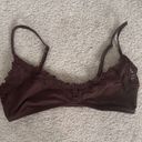 SKIMS Brown lace bralette Photo 0