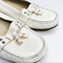 Stuart Weitzman  | White Patent Leather Loafers Photo 22