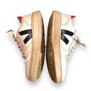 VEJA  V-10 White, Red & Blue Leather Lace-Up Sneakers Sz 7 Photo 2