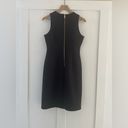 Calvin Klein  Sleeveless Scuba Sheath Dress in Black LBD Size 8 Photo 3