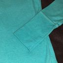 Aeropostale Women’s size large teal  original brand long sleeve shirt V neck Photo 3