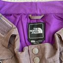 The North Face Women’s Size MEDIUM Ski Snowboard Snow Pants Brown Purple Photo 3