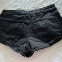 Forever 21 Low Rise Black Jean Shorts Photo 2