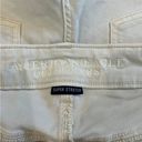 American Eagle  midi beige denim shorts in size 8 Photo 4