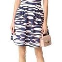 Yumi Kim  Sneak Peak Dress Blue & White Summer Ikat Print w/ Cutout Sz Medium NWT Photo 0