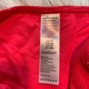 Topshop  Red Crinkle High Rise Tie Bikini Bottoms Photo 6