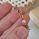 Vintage “Cherie“ Pearl Bracelet Gold Tone Swirl Elegant Classic Minimal Pearlcore Photo 6