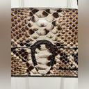 Vera Pelle Marina Galanti  Snake Print Leather Metal Chain Crossbody Bag Italy Photo 1