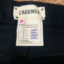 L'Agence  Women's Mid Rise Coated Marguerite Skinny Jeans Black Size 28 NWT Photo 3