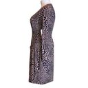 Alfani Womens Stretchy Animal Cheetah Print Sheath Dress Pink Black Large NWT Photo 10