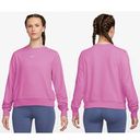 Nike  Women’s Dri Fit Crewneck French Terry Sweatshirt in Playful Pink Large Photo 1