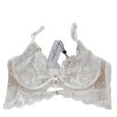 For Love & Lemons  FOREVER BRA WHITE BRIDAL LINGERIE WOMENS SIZE LARGE $89 NWT Photo 10