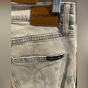 Calvin Klein  High Rise Straight Jeans Raw Hem size 28 Color Fade Wash Photo 5