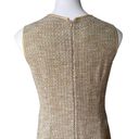 St. John  Collection Sleeveless Textured Knit Dress Ecru, Sz 6 (missing belt) Photo 7