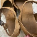 House of Harlow  1960 Cherub Clog Chestnut Brown Shoes Leather 9 M Ankle Strap Photo 5