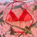 GUESS y2k  mcbling frilly rhinestone bikini top Photo 4