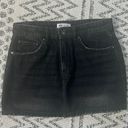 ZARA Black Denim Skirt Photo 0