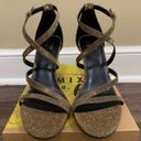 mix no. 6 Gold Metallic Shimmer Sandals Photo 6