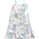 Rails  Amaya Tiered Sundress Tie Dye Midi Blue White Size XS Photo 2