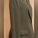 Charter Club Olive Green 1 Botton Blazer Size 10 Photo 3