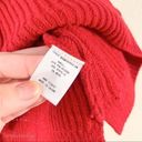 MELLODAY  Red Knit Fall Winter Pocket Oversized Sweater X-Small Photo 7