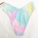 PINK - Victoria's Secret Victoria’s Secret PINK Crinkle Two Piece Bikini Set Push Up Top Bottoms Pastel Photo 11