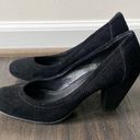 BCBGeneration  Black Suede Pump Size 8 Photo 0