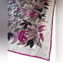 Oscar de la Renta  Vintage Floral Print 100% Silk Scarf 34" x 34" ~ Photo 3