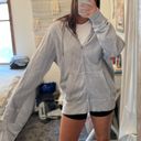 American Eagle Outfitters Zip-up Gray Hoodie Photo 0