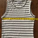 BB Dakota What's The Rouche Dress Size S, sleeveless, Striped White/black Photo 8