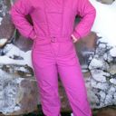 One Piece Rare Vintage Europa  Snowsuit Ski Suit for Women in Pink Size 10 Photo 0