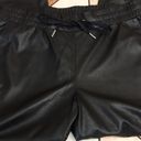 n:philanthropy  ladies Black Scarlett Faux Leather Joggers Sz Large Photo 3