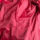 Beautiful Red Wool Blend Via Spiga size 6 belted trench coat Photo 4