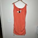 n:philanthropy coral orange terry cloth cover up cinched dress size XL Photo 1