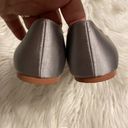 ASOS  DESIGN Silver Ballet Flats Slide On Dress Shoes size 4 US size 6 BNWOT Photo 9