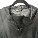 The North Face  Pullover Jacket Windbreaker Women Hooded Black Logo Pockets Small Photo 4