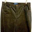 Talbots  High Rise Straight Leg Corduroy Jeans Black Women's Size 12 Photo 2