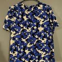 Who What Wear  Floral Ruffle Short Sleeve Top Size Small Photo 0