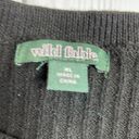 Wild Fable  Black Cropped Bell Sleeve Cardigan XL Photo 4