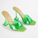 Tony Bianco  Serri Sandal in Vinylite & Lime Nappa 9 New Womens High Heels Photo 12