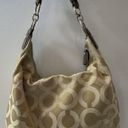 Coach  Signature Gold Leather Shoulder Bag READ Photo 1