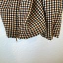 Lulus NWT  She's All Plaid Beige and Brown Plaid Straight Leg Pants Photo 12