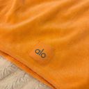 Alo Yoga Alo Terrycloth Orange Square Neck Crop Top Photo 1