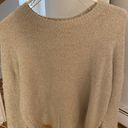 Hippie Rose Puff Sleeve Cropped Sweater Photo 0