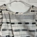 Madewell  Split Back Tank Top aztec print black and white boho western bohemian Photo 7